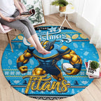 Titans Rugby Xmas Round Carpet Australia NRL Mascot