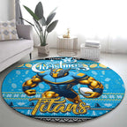 Titans Rugby Xmas Round Carpet Australia NRL Mascot