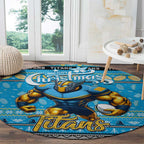 Titans Rugby Xmas Round Carpet Australia NRL Mascot
