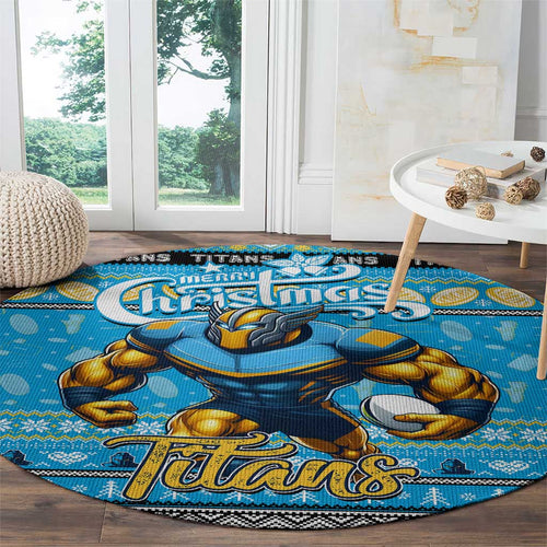 Titans Rugby Xmas Round Carpet Australia NRL Mascot