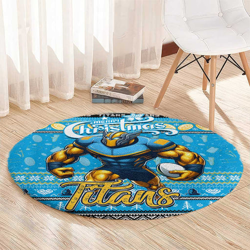 Titans Rugby Xmas Round Carpet Australia NRL Mascot