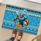 Titans Rugby Xmas Rubber Doormat Australia NRL Mascot