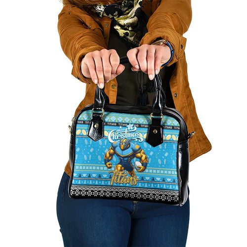 Titans Rugby Xmas Shoulder Handbag Australia NRL Mascot