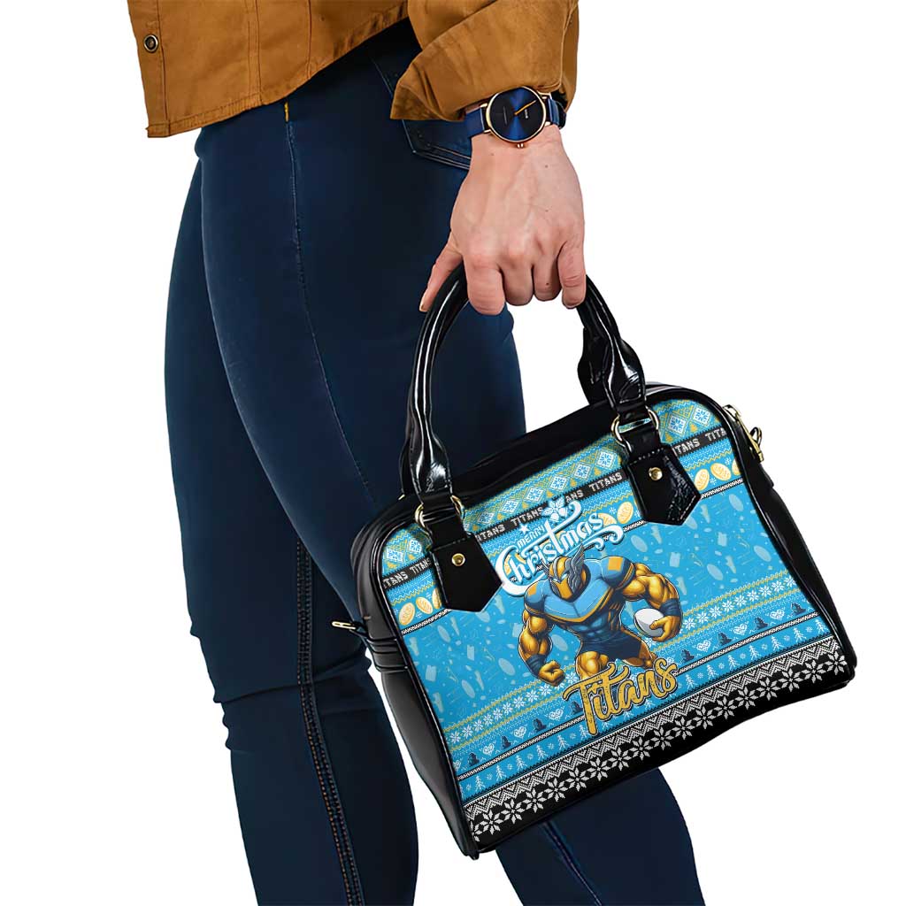 Titans Rugby Xmas Shoulder Handbag Australia NRL Mascot