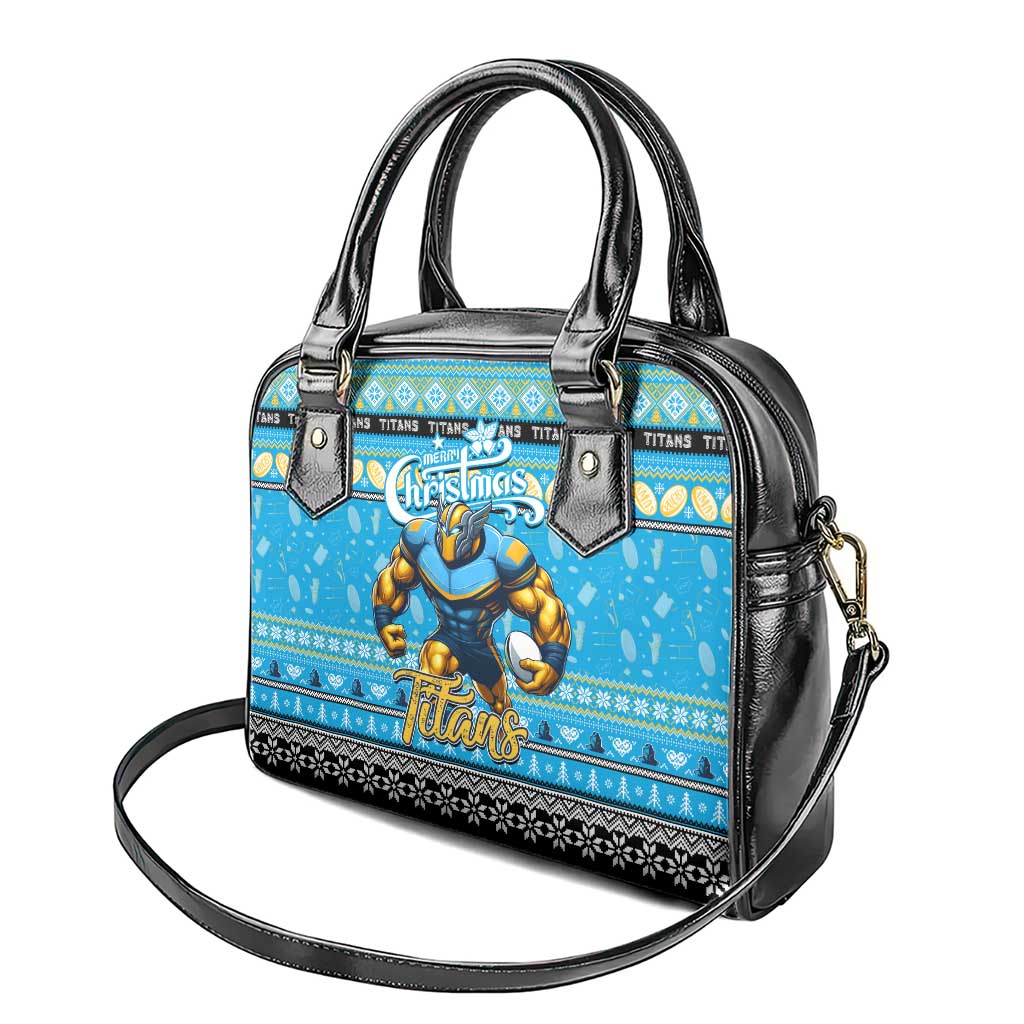Titans Rugby Xmas Shoulder Handbag Australia NRL Mascot