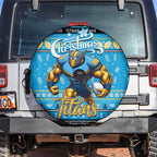 Titans Rugby Xmas Spare Tire Cover Australia NRL Mascot