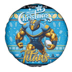 Titans Rugby Xmas Spare Tire Cover Australia NRL Mascot