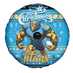 Titans Rugby Xmas Spare Tire Cover Australia NRL Mascot