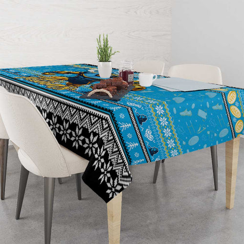 Titans Rugby Xmas Tablecloth Australia NRL Mascot