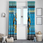 Titans Rugby Xmas Window Curtain Australia NRL Mascot