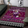 Sea Eagles Rugby Xmas Area Rug Australia NRL Mascot