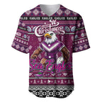 Personalized Sea Eagles Rugby Xmas Baseball Jersey Australia NRL Mascot