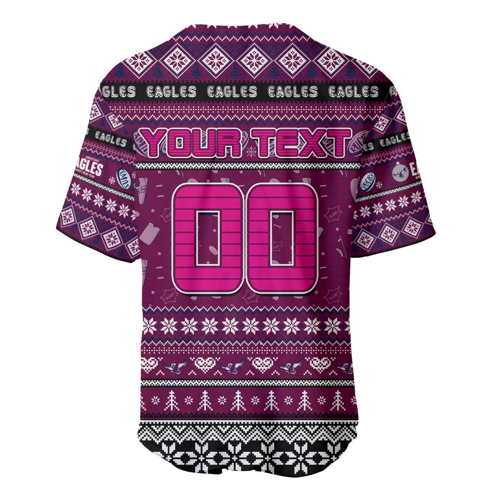 Personalized Sea Eagles Rugby Xmas Baseball Jersey Australia NRL Mascot
