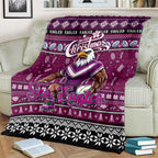 Sea Eagles Rugby Xmas Blanket Australia NRL Mascot