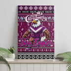 Sea Eagles Rugby Xmas Canvas Wall Art Australia NRL Mascot