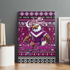 Sea Eagles Rugby Xmas Canvas Wall Art Australia NRL Mascot