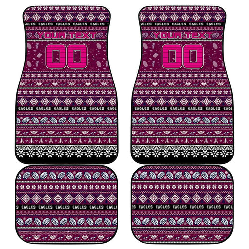 Sea Eagles Rugby Xmas Car Mats Australia NRL Mascot