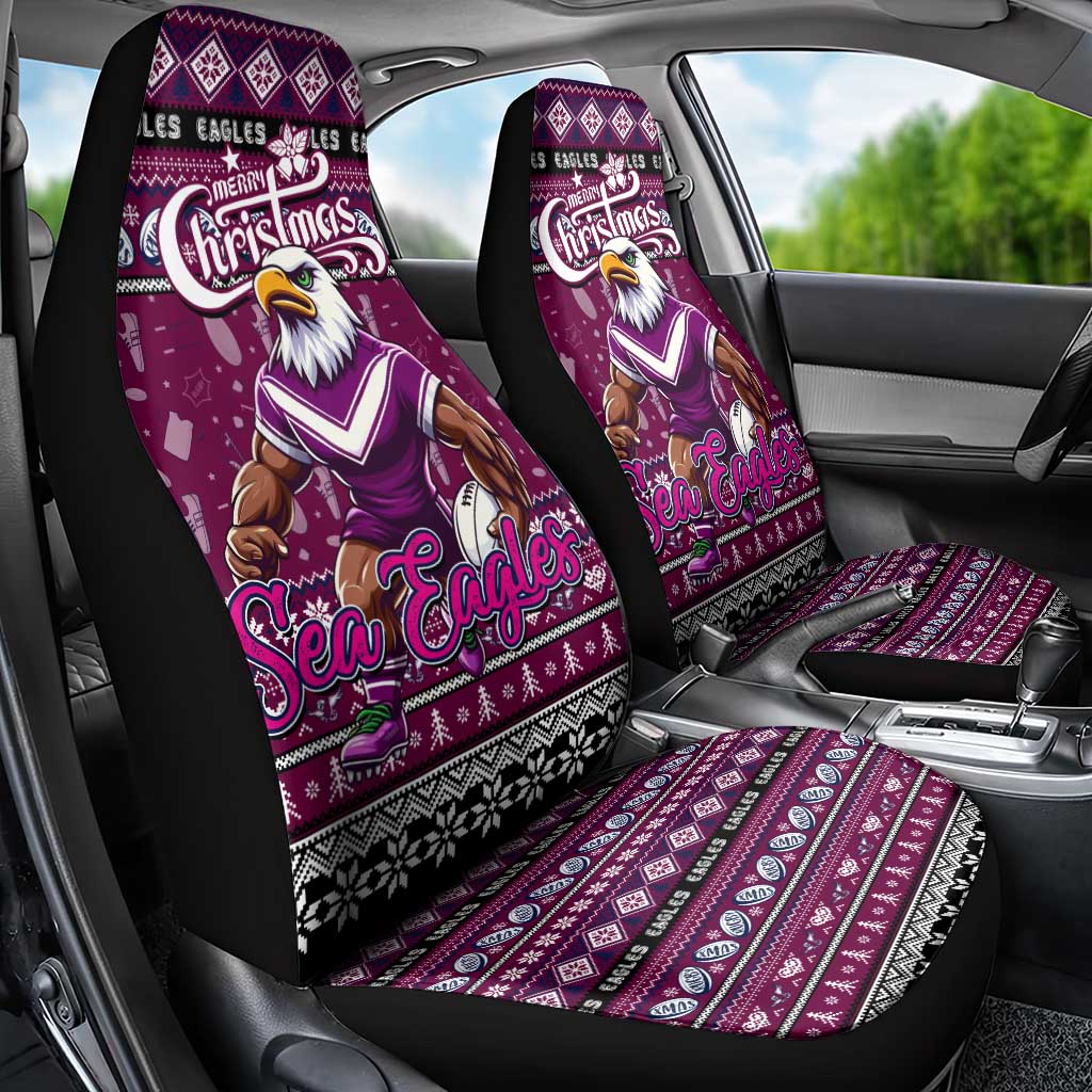 Sea Eagles Rugby Xmas Car Seat Cover Australia NRL Mascot