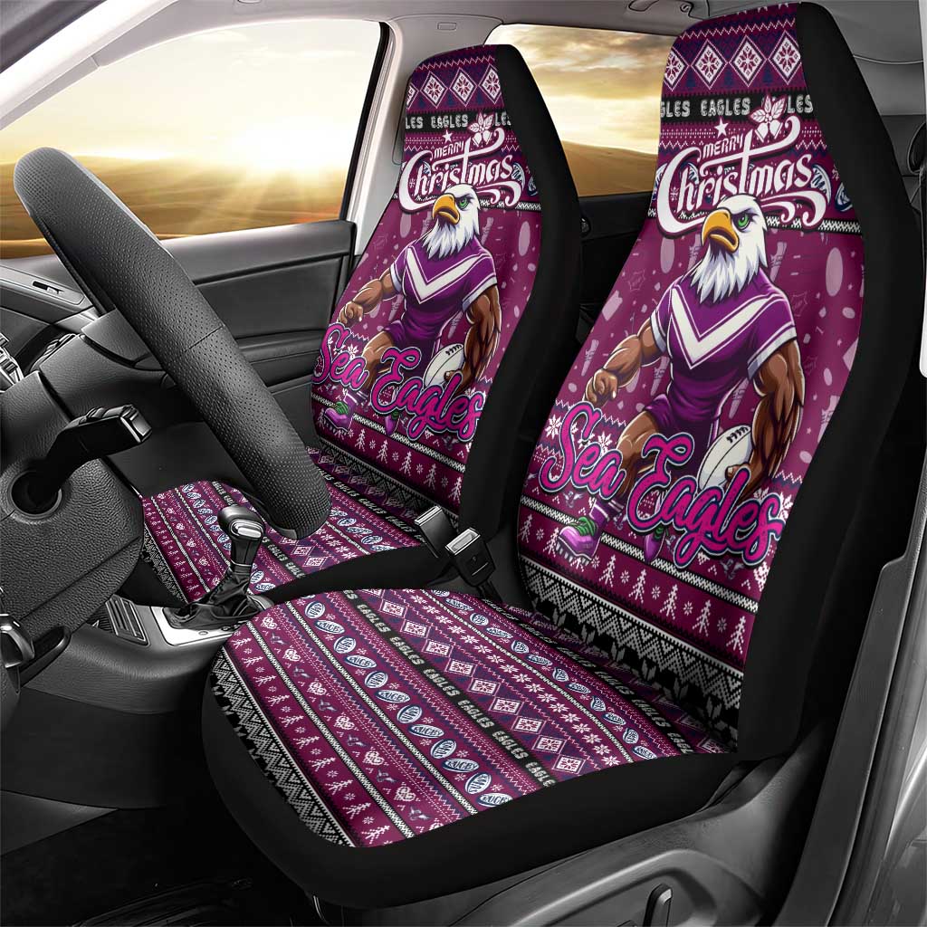 Sea Eagles Rugby Xmas Car Seat Cover Australia NRL Mascot