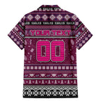 Personalized Sea Eagles Rugby Xmas Family Matching Mermaid Dress and Hawaiian Shirt Australia NRL Mascot