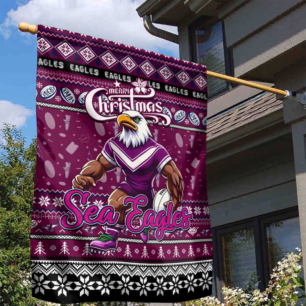Sea Eagles Rugby Xmas Garden Flag Australia NRL Mascot