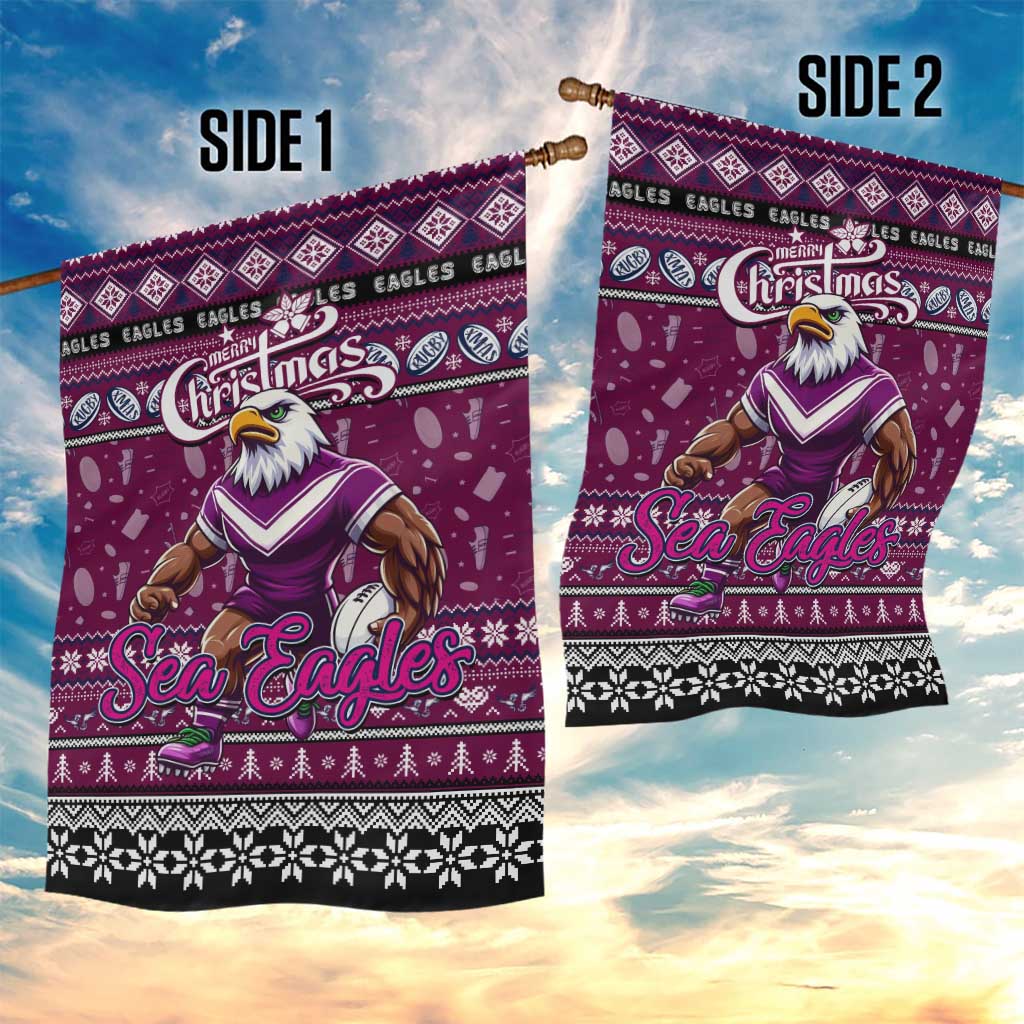 Sea Eagles Rugby Xmas Garden Flag Australia NRL Mascot