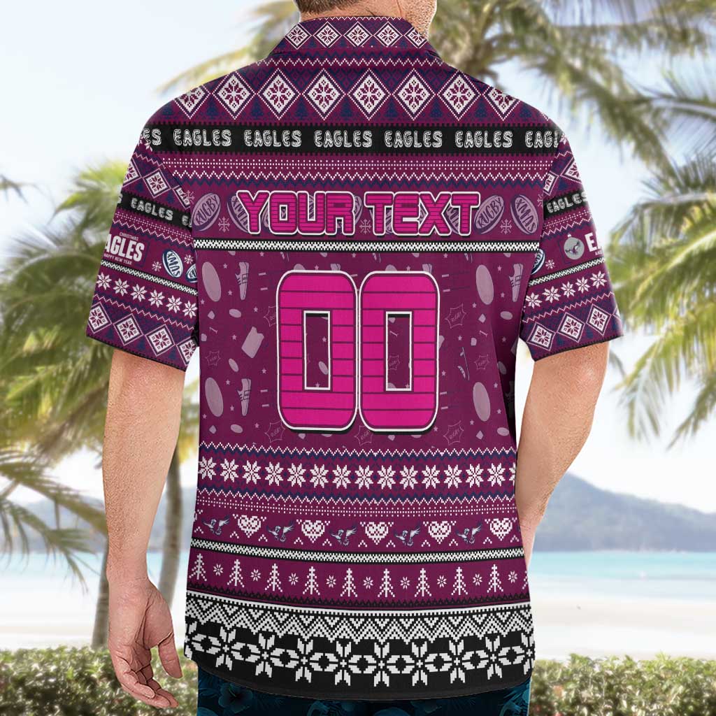 Personalized Sea Eagles Rugby Xmas Hawaiian Shirt Australia NRL Mascot