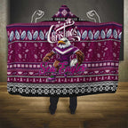 Sea Eagles Rugby Xmas Hooded Blanket Australia NRL Mascot