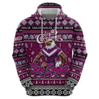 Personalized Sea Eagles Rugby Xmas Hoodie Australia NRL Mascot