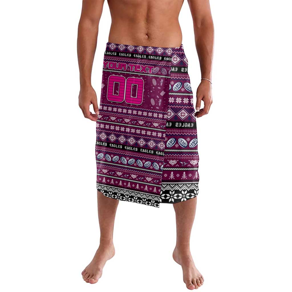 Personalized Sea Eagles Rugby Xmas Lavalava Australia NRL Mascot