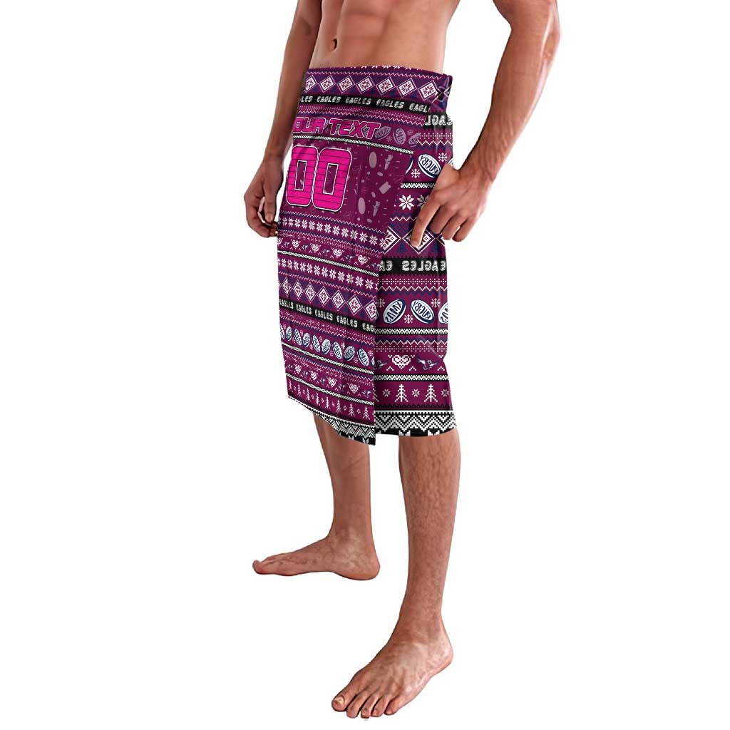 Personalized Sea Eagles Rugby Xmas Lavalava Australia NRL Mascot
