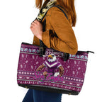 Sea Eagles Rugby Xmas Leather Tote Bag Australia NRL Mascot