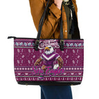 Sea Eagles Rugby Xmas Leather Tote Bag Australia NRL Mascot