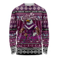 Personalized Sea Eagles Rugby Xmas Long Sleeve Shirt Australia NRL Mascot