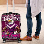 Sea Eagles Rugby Xmas Luggage Cover Australia NRL Mascot