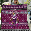 Sea Eagles Rugby Xmas Quilt Australia NRL Mascot