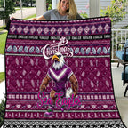 Sea Eagles Rugby Xmas Quilt Australia NRL Mascot