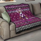 Sea Eagles Rugby Xmas Quilt Australia NRL Mascot