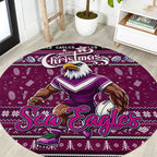 Sea Eagles Rugby Xmas Round Carpet Australia NRL Mascot
