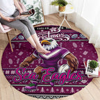 Sea Eagles Rugby Xmas Round Carpet Australia NRL Mascot