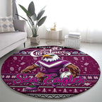 Sea Eagles Rugby Xmas Round Carpet Australia NRL Mascot