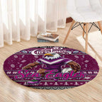 Sea Eagles Rugby Xmas Round Carpet Australia NRL Mascot