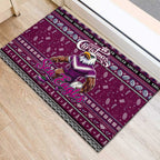 Sea Eagles Rugby Xmas Rubber Doormat Australia NRL Mascot
