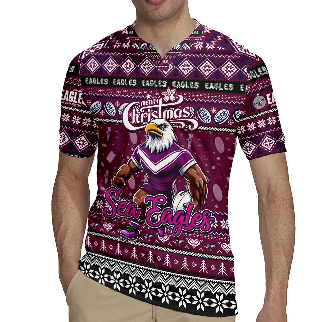 Personalized Sea Eagles Rugby Xmas Rugby Jersey Australia NRL Mascot