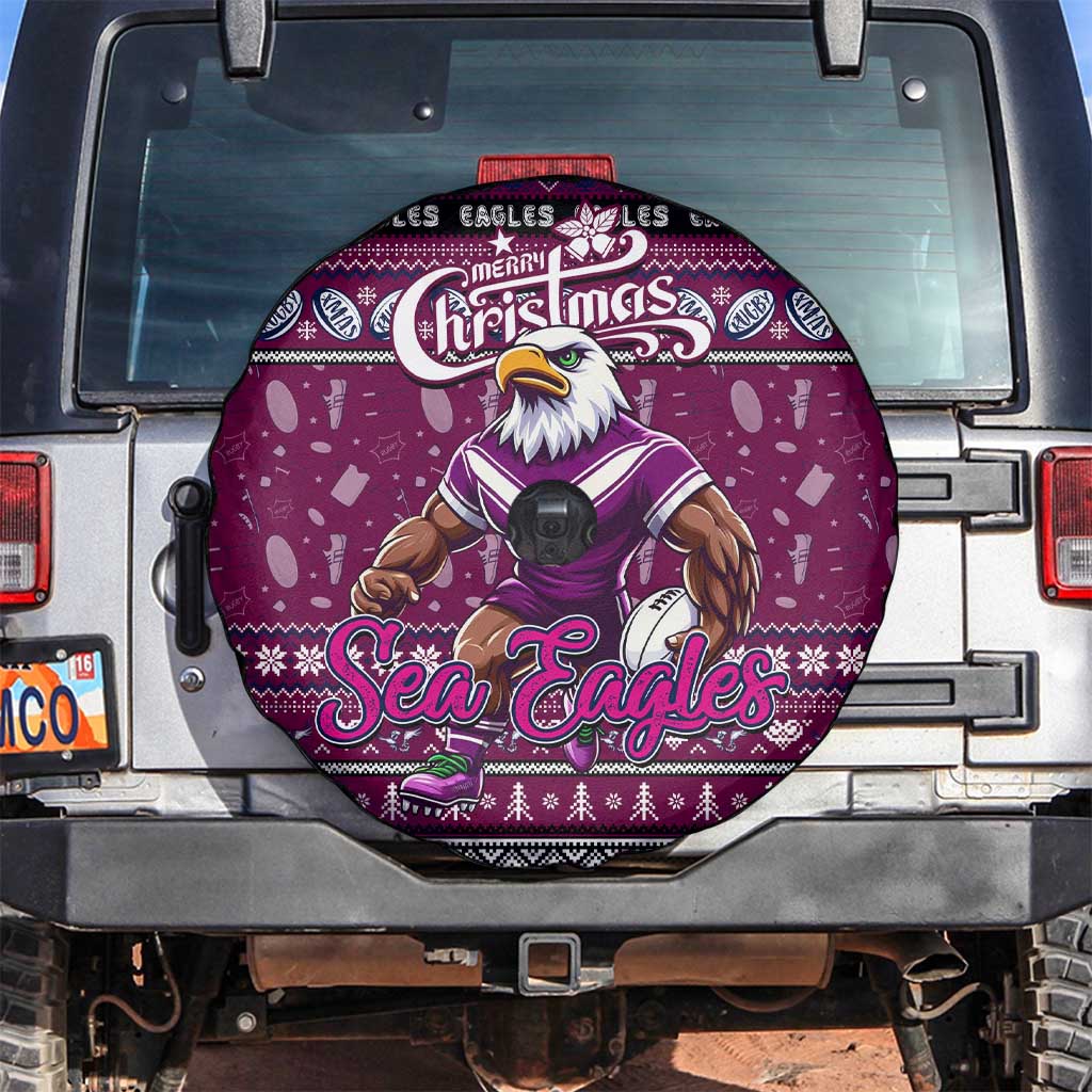Sea Eagles Rugby Xmas Spare Tire Cover Australia NRL Mascot