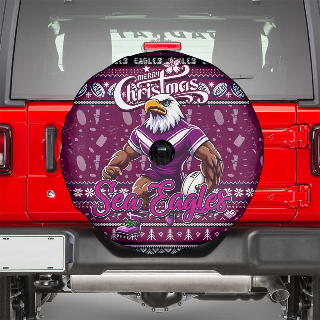 Sea Eagles Rugby Xmas Spare Tire Cover Australia NRL Mascot