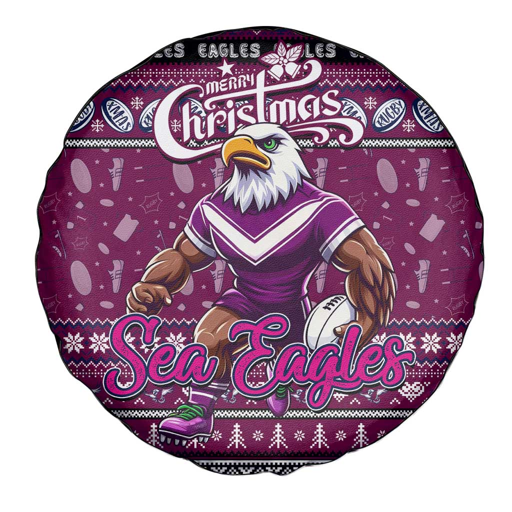 Sea Eagles Rugby Xmas Spare Tire Cover Australia NRL Mascot