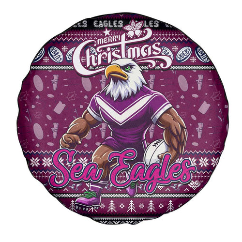 Sea Eagles Rugby Xmas Spare Tire Cover Australia NRL Mascot