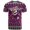 Personalized Sea Eagles Rugby Xmas T Shirt Australia NRL Mascot
