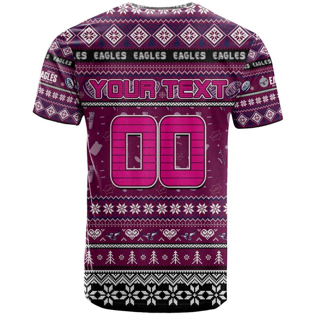 Personalized Sea Eagles Rugby Xmas T Shirt Australia NRL Mascot